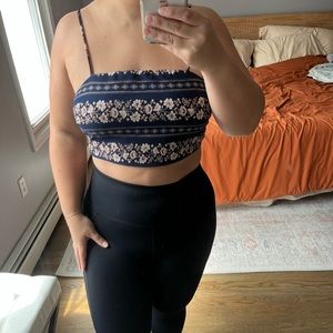 Tie back crop top